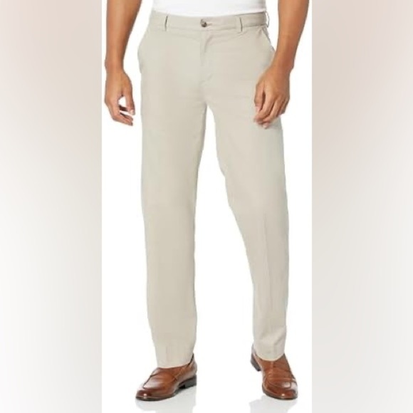 [W38L32Ins30”]Brooks Brothers Lightweight Advanced Chino Men's Cream Pants - Picture 1 of 11